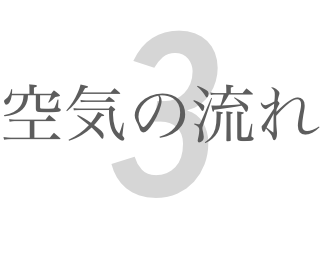 空気の流れ